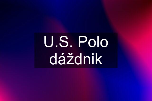 U.S. Polo dáždnik