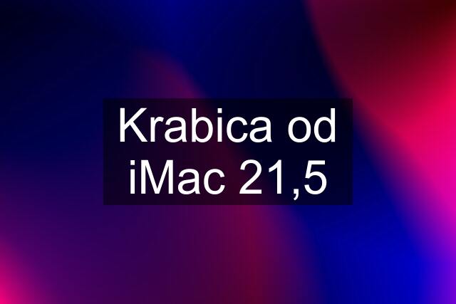 Krabica od iMac 21,5