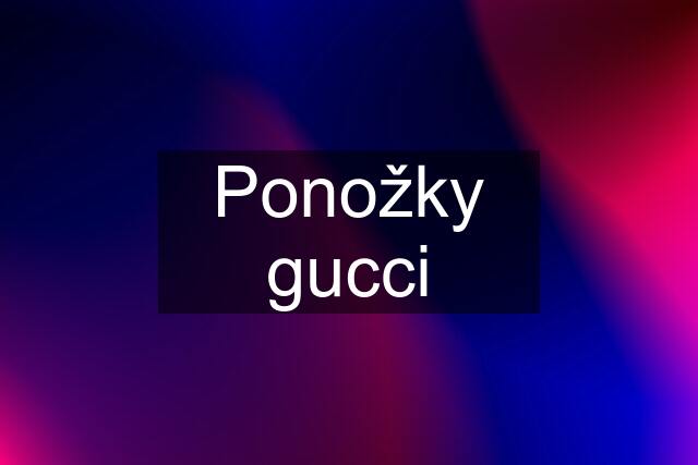 Ponožky gucci