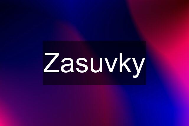 Zasuvky