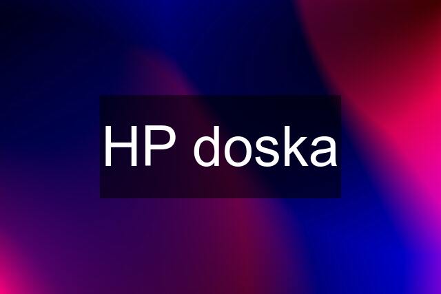 HP doska