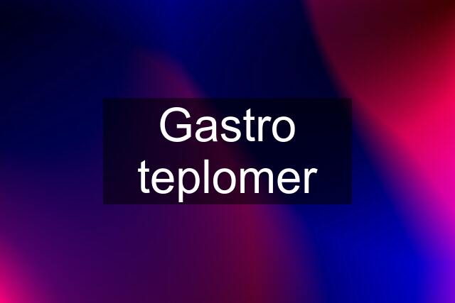 Gastro teplomer