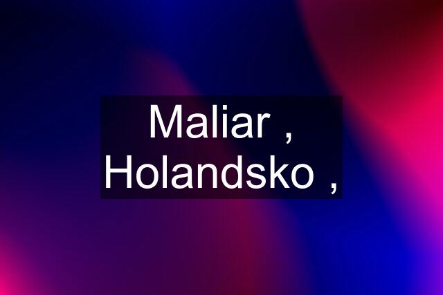 Maliar , Holandsko ,