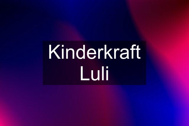 Kinderkraft Luli