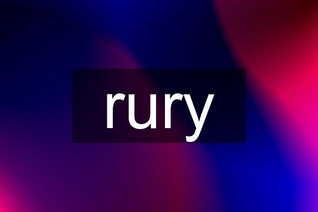 rury