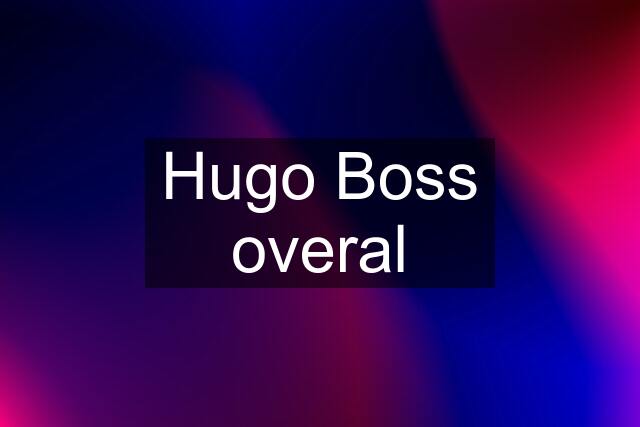 Hugo Boss overal