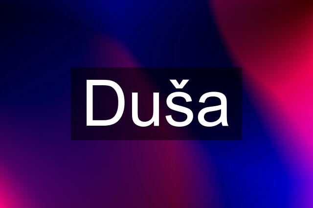 Duša