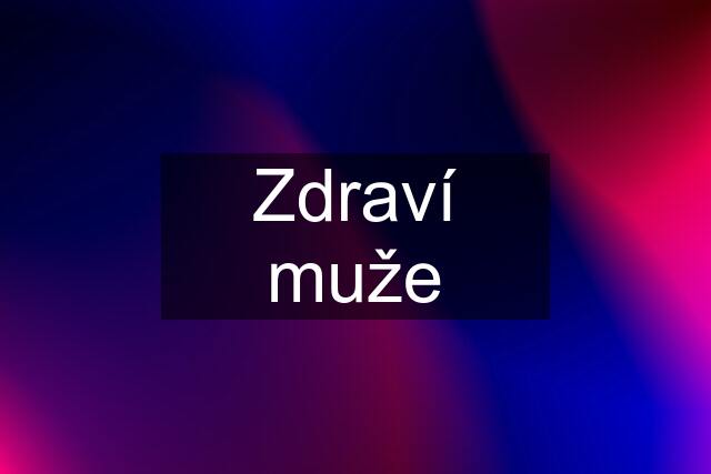 Zdraví muže