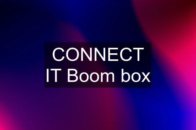 CONNECT IT Boom box