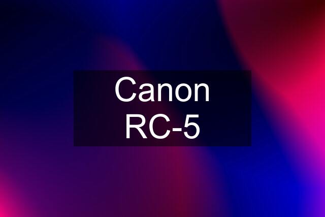 Canon RC-5