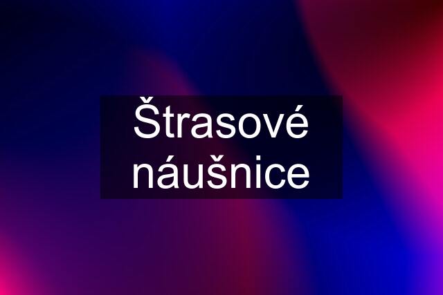 Štrasové náušnice