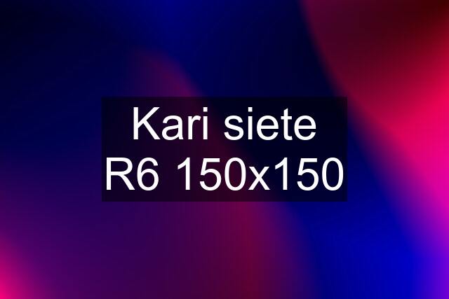 Kari siete R6 150x150