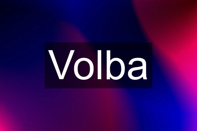 Volba