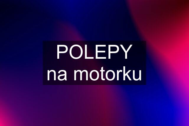 POLEPY na motorku