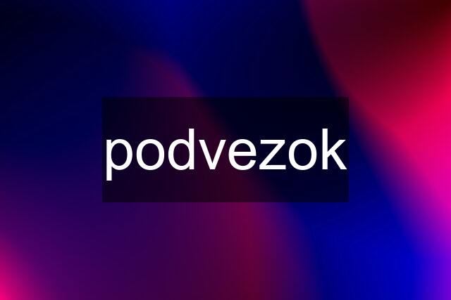 podvezok