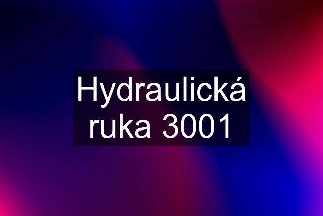 Hydraulická ruka 3001