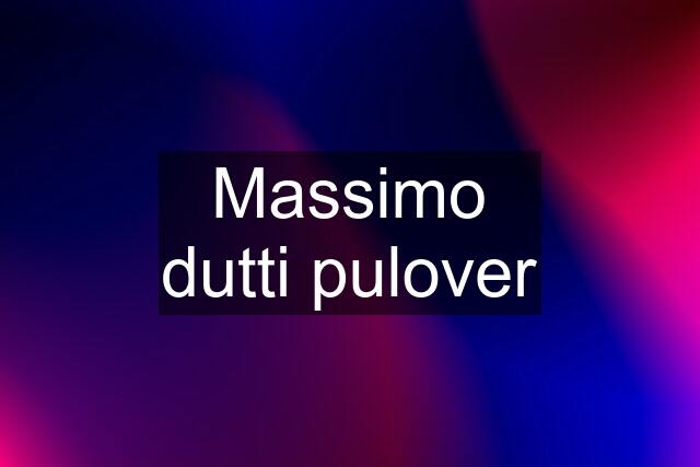 Massimo dutti pulover