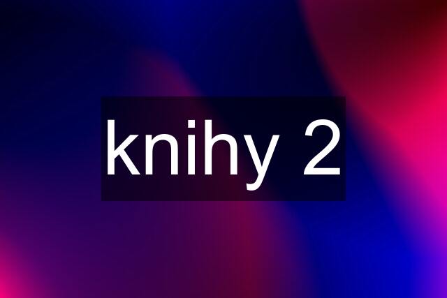 knihy 2