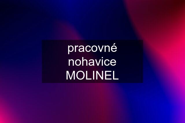 pracovné nohavice MOLINEL