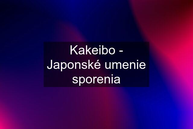 Kakeibo - Japonské umenie sporenia