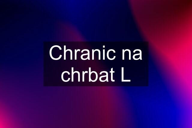 Chranic na chrbat L