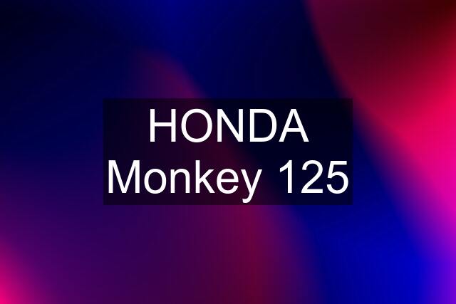 HONDA Monkey 125