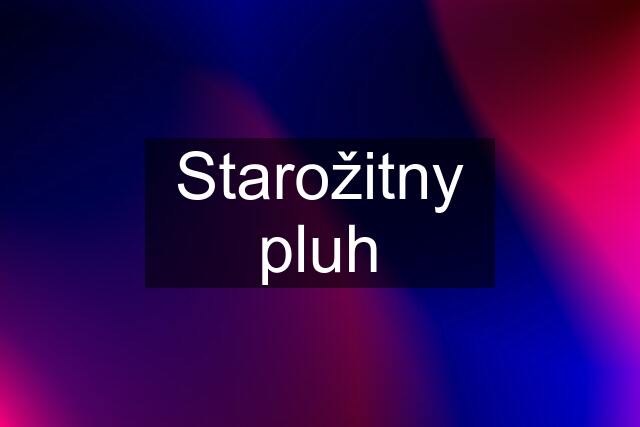 Starožitny pluh