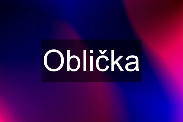 Oblička