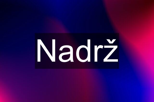 Nadrž