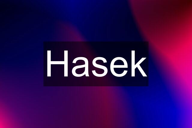 Hasek