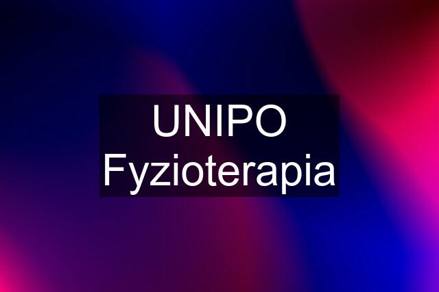 UNIPO Fyzioterapia