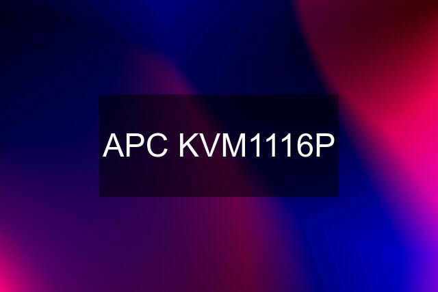 APC KVM1116P