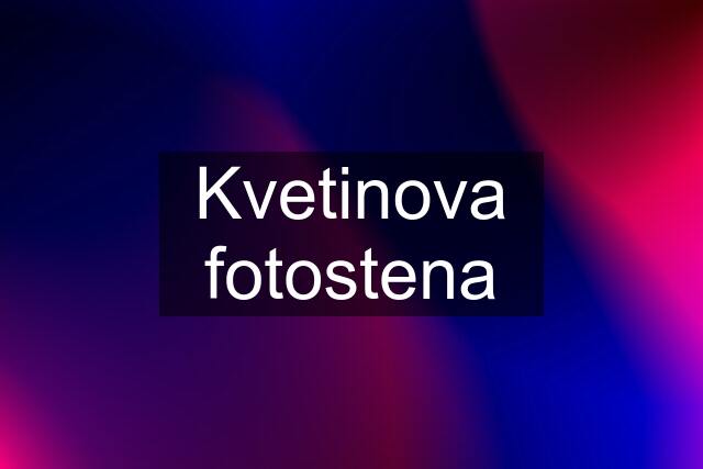 Kvetinova fotostena