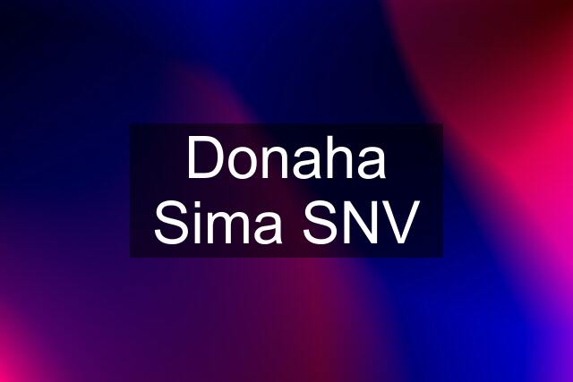 Donaha Sima SNV