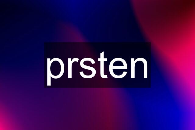 prsten