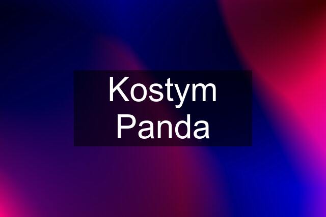 Kostym Panda