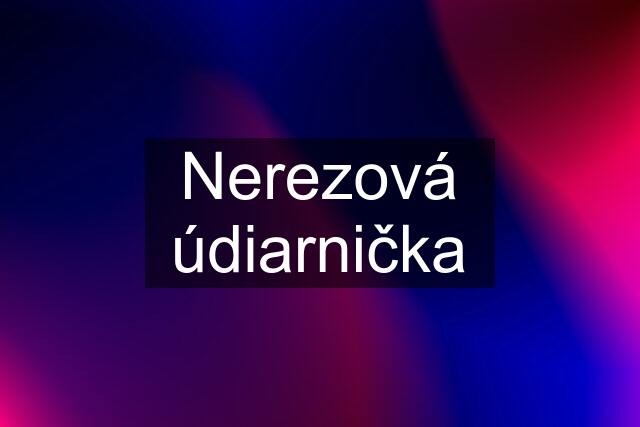 Nerezová údiarnička