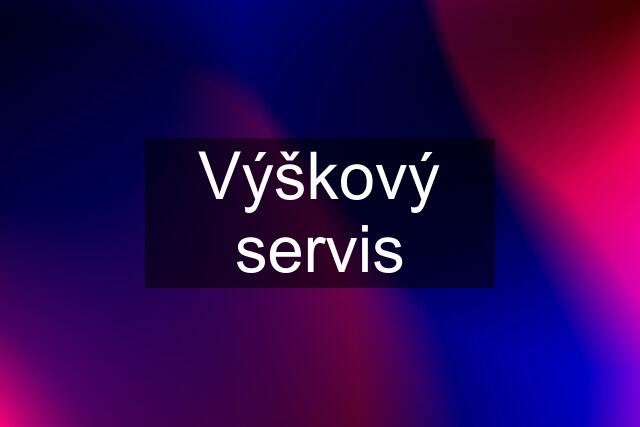 Výškový servis