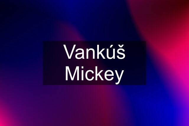 Vankúš Mickey