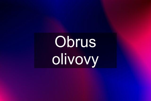 Obrus olivovy