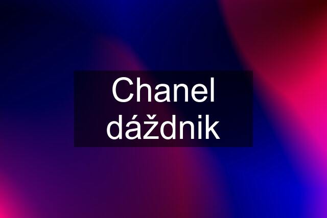 Chanel dáždnik