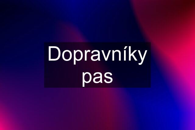 Dopravníky pas