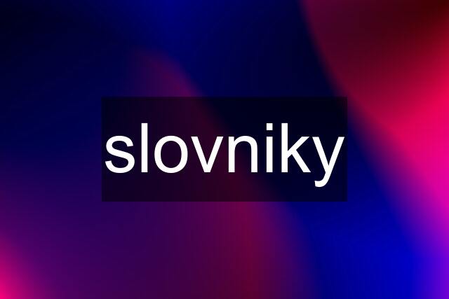 slovniky