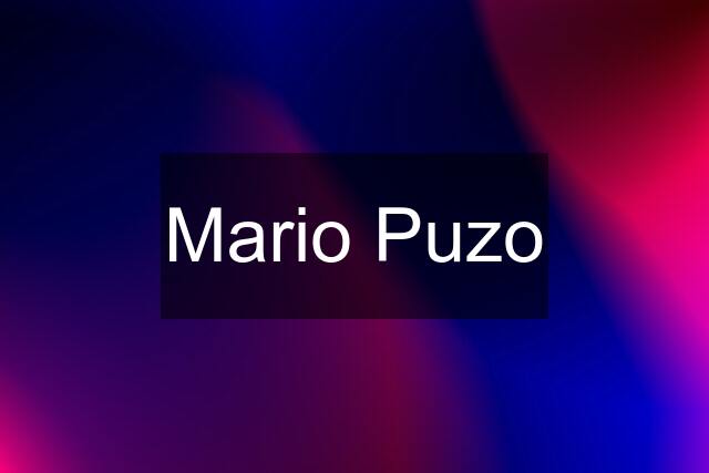 Mario Puzo