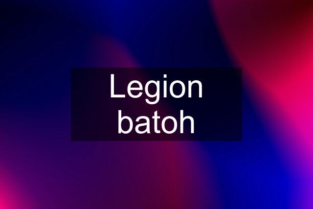 Legion batoh