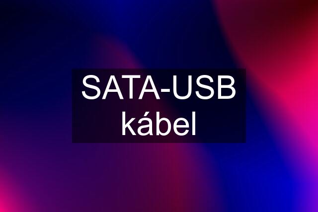 SATA-USB kábel