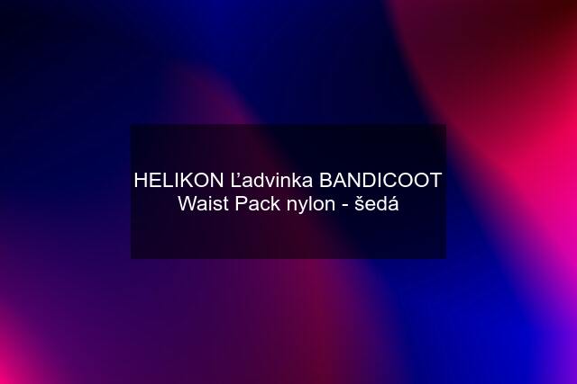 HELIKON Ľadvinka BANDICOOT Waist Pack nylon - šedá