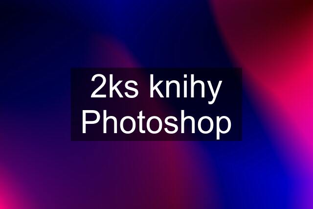 2ks knihy Photoshop