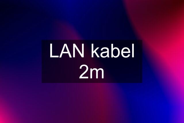 LAN kabel 2m