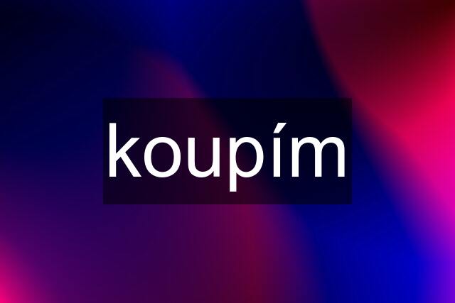 koupím